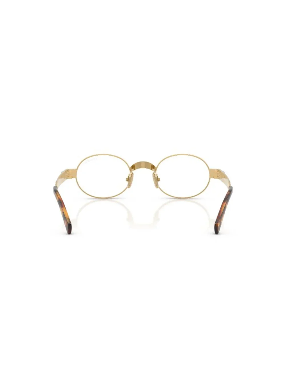 New Miu Miu Women's Sunglasses Gold Metal Frame MU B51S 5AK10W 47
